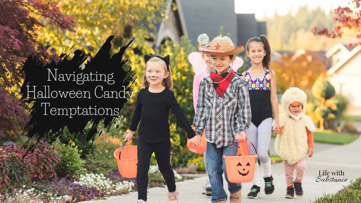 Kids trick-or-treating