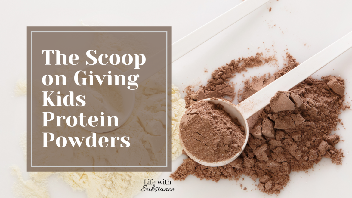 Picture of protein powders